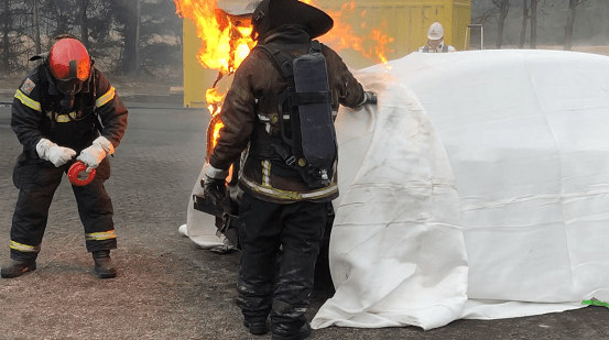 eAuto Feuerlöschdecke für die Feuerwehr kaufen